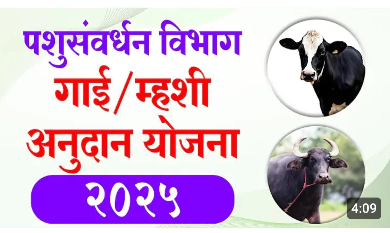 गाय/म्हैस अनुदान योजना
